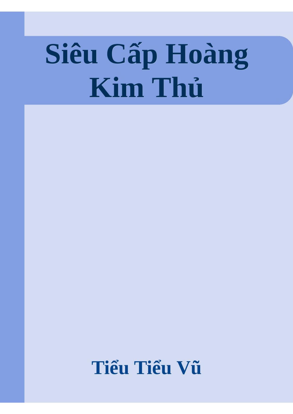 Siêu Cấp Hoàng Kim Thủ